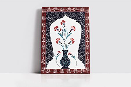 Osmanlı Çini Görselleri Kanvas Tablo