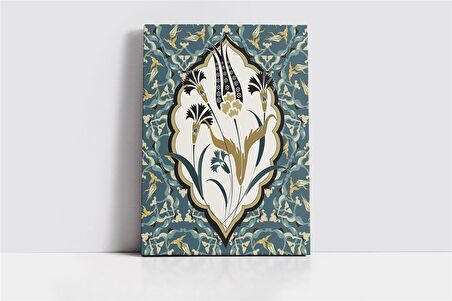 Osmanlı Çini Görselleri Kanvas Tablo