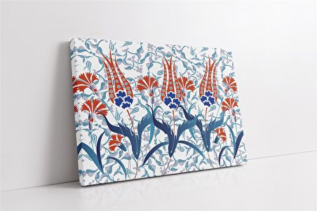 Osmanlı Çini Görselleri Kanvas Tablo