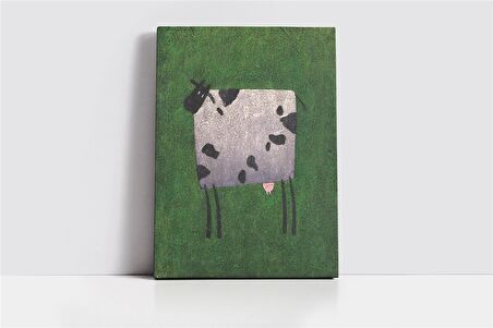 İnek Kanvas Tablo