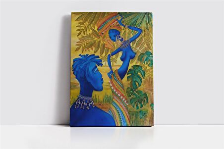 Afrikalılar Kanvas Tablo