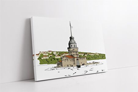 Kız Kulesi Kanvas Tablo
