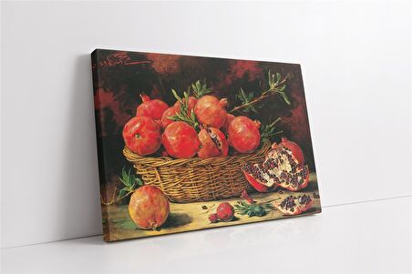 Nar Sepeti Kanvas Tablo