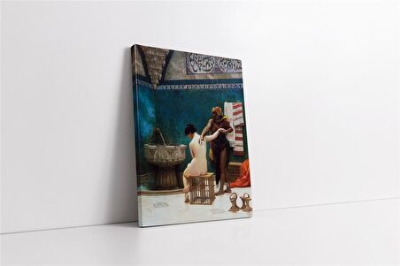 Hamamda Cariye Kanvas Tablo