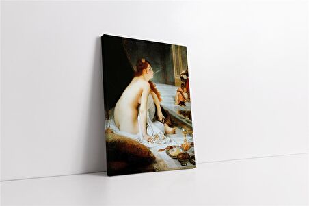 Hamamda Cariye Kanvas Tablo