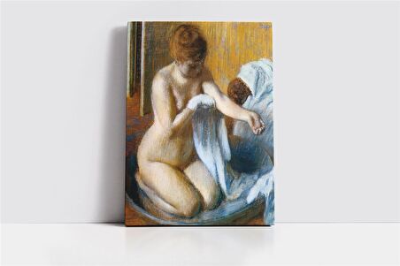 After The Bath Kanvas Tablo