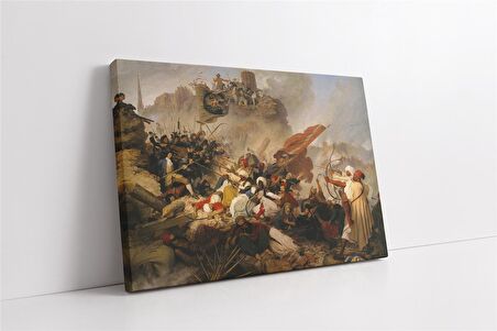 Osmanlı Dönemi Savaş Kanvas Tablo