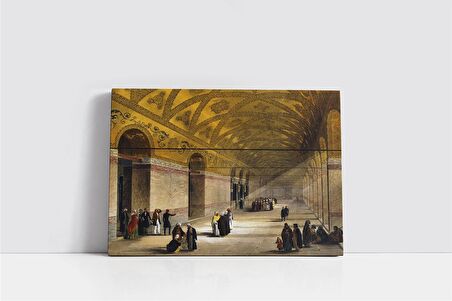 Ayasofyanın İç Mimarisi Kanvas Tablo