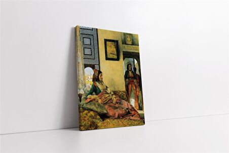Hareem Kahirede Yaşam Kanvas Tablo