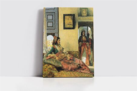 Hareem Kahirede Yaşam Kanvas Tablo