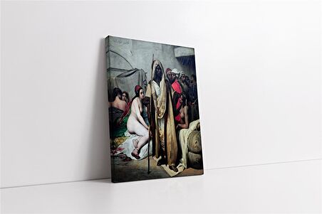 Köle Kadın Pazarı Kanvas Tablo