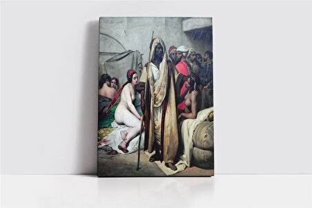 Köle Kadın Pazarı Kanvas Tablo