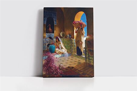 Osmanlı Kadını Kanvas Tablo