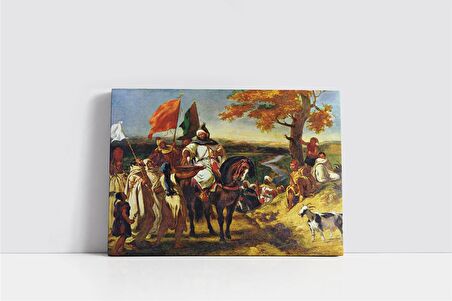 Eugene Delacroix İn Eseri Kanvas Tablo