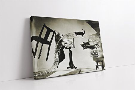 Dali Atomicus Philippe Halsman Kanvas Tablo
