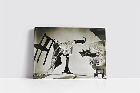 Dali Atomicus Philippe Halsman Kanvas Tablo