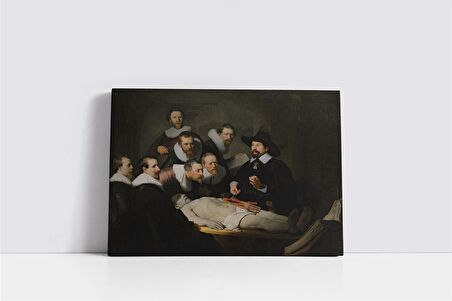 Dr. Nicolaes Tulpun Anatomi Dersi Rembrandt Kanvas