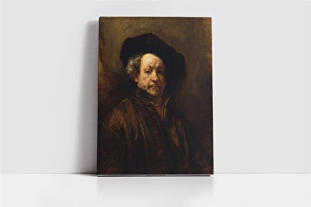 Portre Rembrandt Otoportre Kanvas Tablo