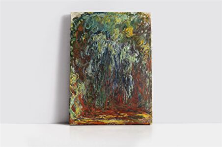 Salkım Söğüt Kanvas Tablo