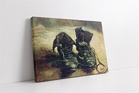 Eskimiş Botlar Van Gogh Kanvas Tablo