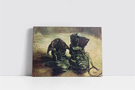 Eskimiş Botlar Van Gogh Kanvas Tablo