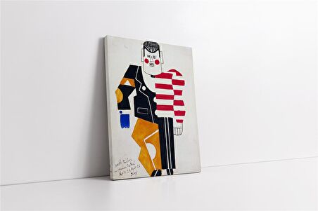 Buz Pateni İçin Kostüm Dizaynı Fernand Leger Kanva