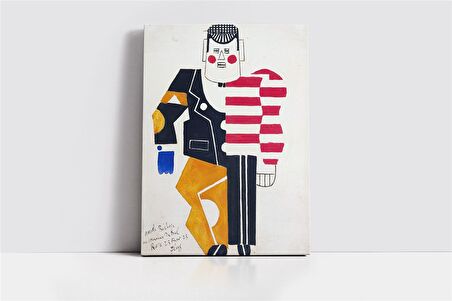 Buz Pateni İçin Kostüm Dizaynı Fernand Leger Kanva