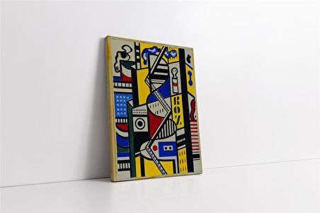 Study For Cinematic Mural Kanvas Tablo