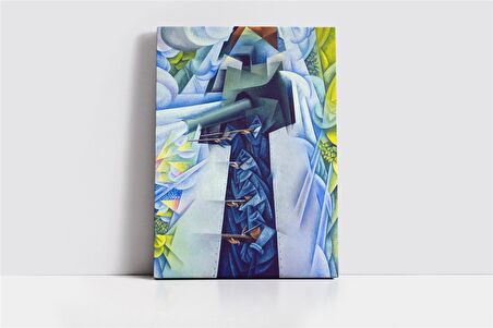 Armored Train İn Action Kanvas Tablo