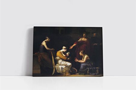Andromache And Astyanax Kanvas Tablo