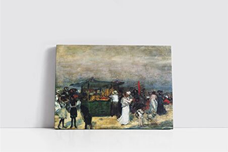 Fruit Stand Coney İsland Kanvas Tablo