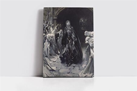 Leydi Macbeth Kanvas Tablo