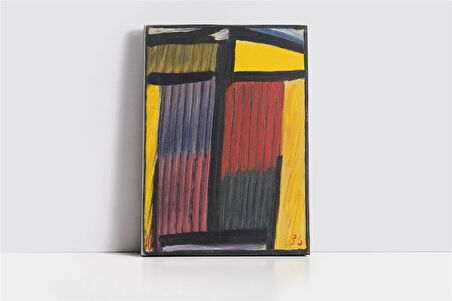 Soyut Görsel Kanvas Tablo