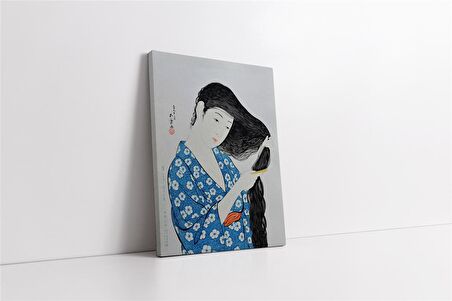 Japon Kadın Kanvas Tablo