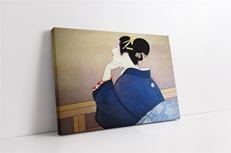 Japon Kadın Kanvas Tablo