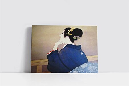 Japon Kadın Kanvas Tablo