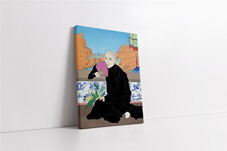 Japon Kadın Kanvas Tablo