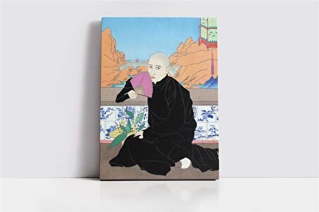 Japon Kadın Kanvas Tablo