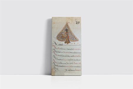 Osmanlı Padişah Fermanı Kanvas Tablo