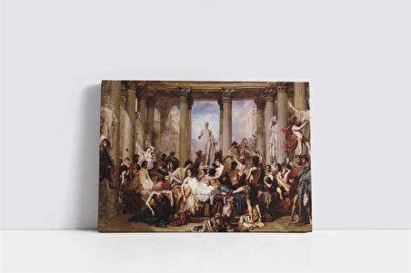 Romanın Çöküşü Thomas Couture Kanvas Tablo
