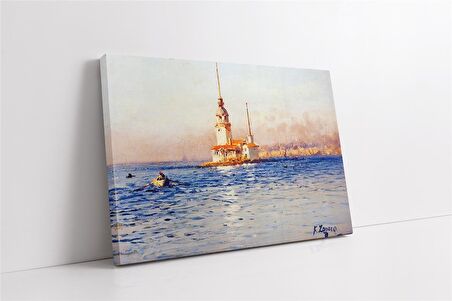 Kız Kulesi Fausto Zonaro Kanvas Tablo