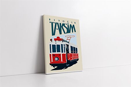 Tramvay Kanvas Tablo