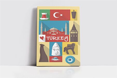 İstanbul Kanvas Tablo