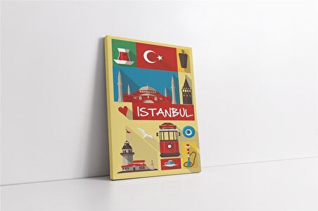 İstanbul Kanvas Tablo