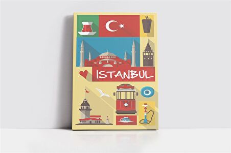 İstanbul Kanvas Tablo