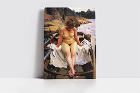 İn WernerS Rowing Boat Kanvas Tablo