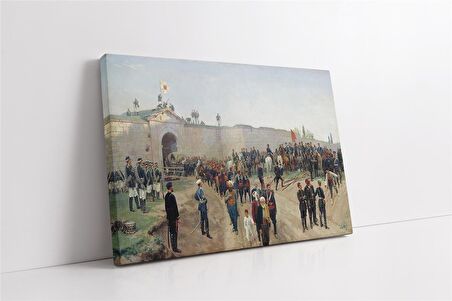 Plevne Savunması Kanvas Tablo