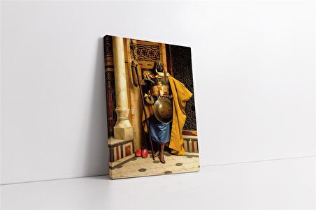 Harem Ağası Ludwig Deutsch Kanvas Tablo