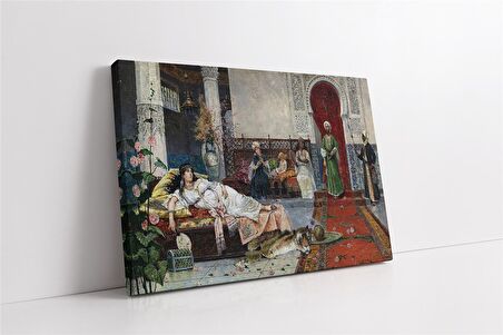 Oryantalist Sultan ve Padişah Kanvas Tablo