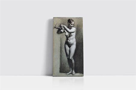 Female Nude Bound Kanvas Tablo
